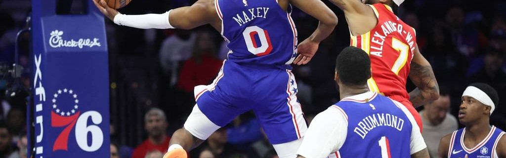 约翰逊32+10+5马克西空砍28分 老鹰胜76人