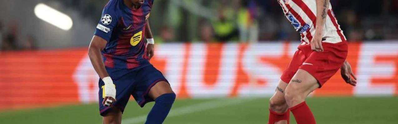 红牌+世界波，欧冠西甲德比：马竞2-0巴萨 4强基本稳了 拉师傅低迷